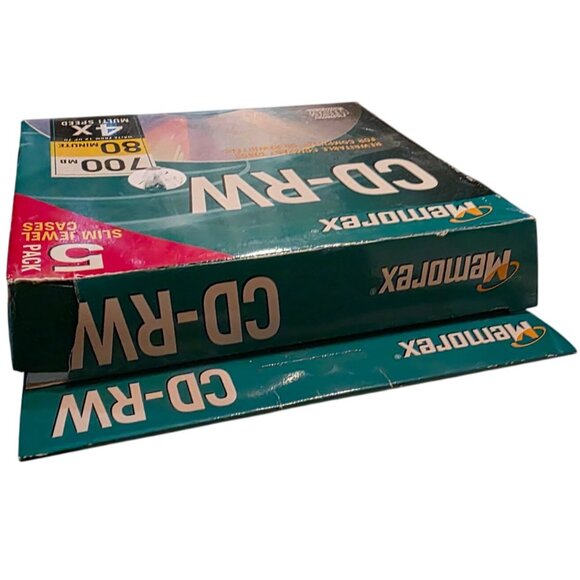 Memorex 5-Pack CD-RW 700MB/80 Min Discs & Maxell 50-Pack CD-R 700MB/80 Min NEW - Picture 7 of 11